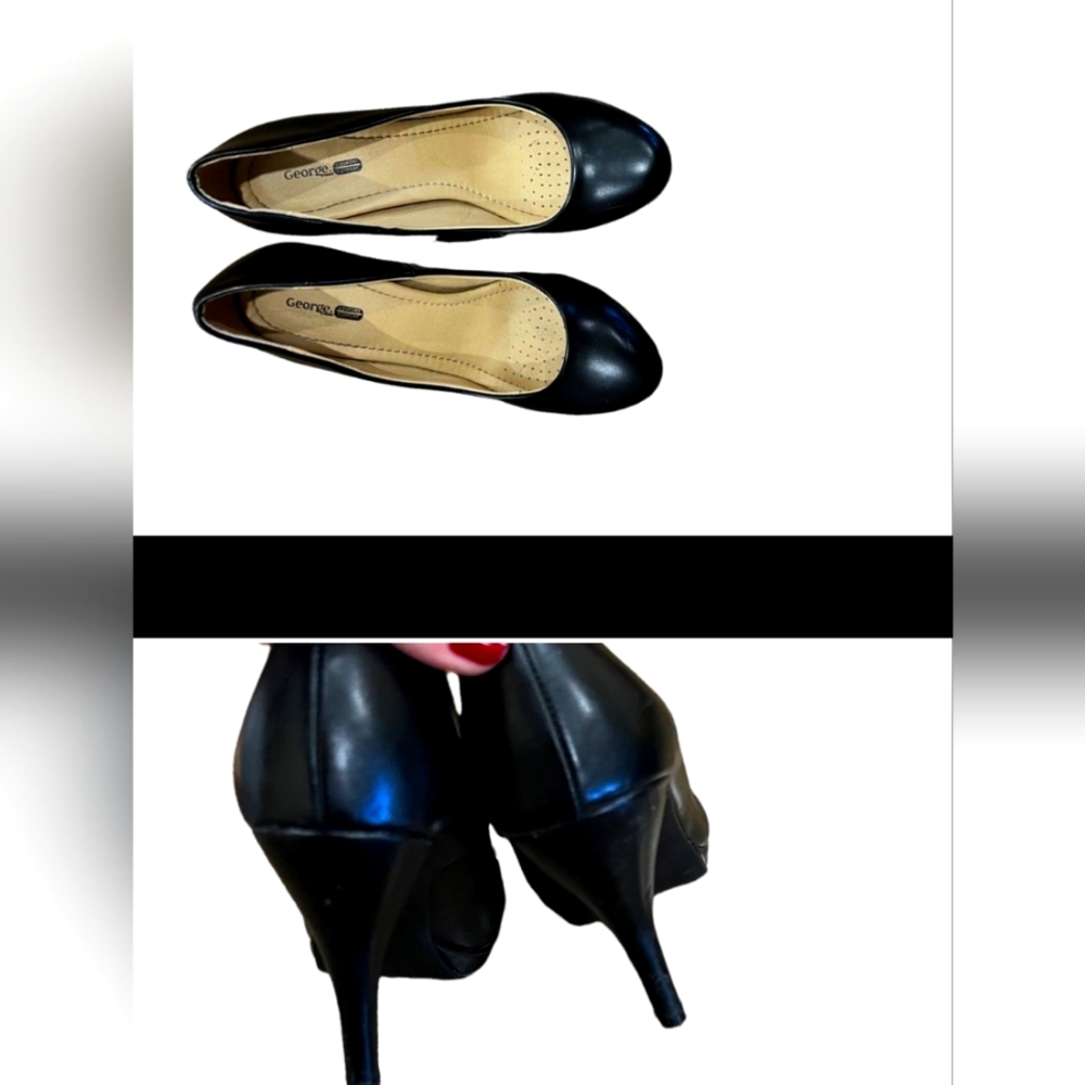George comfort heel pump
